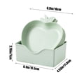 thumbnail image 3 of Assiettes à Compartiments en Paille de Blé avec Plateau - Ensemble de 5 Pcs pour Repas et Collations, 3 of 6