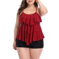 thumbnail image 1 of Maillots de Bain pour Femmes Tankini Deux Pièces Maillot de Bain P-5TG, 1 of 3