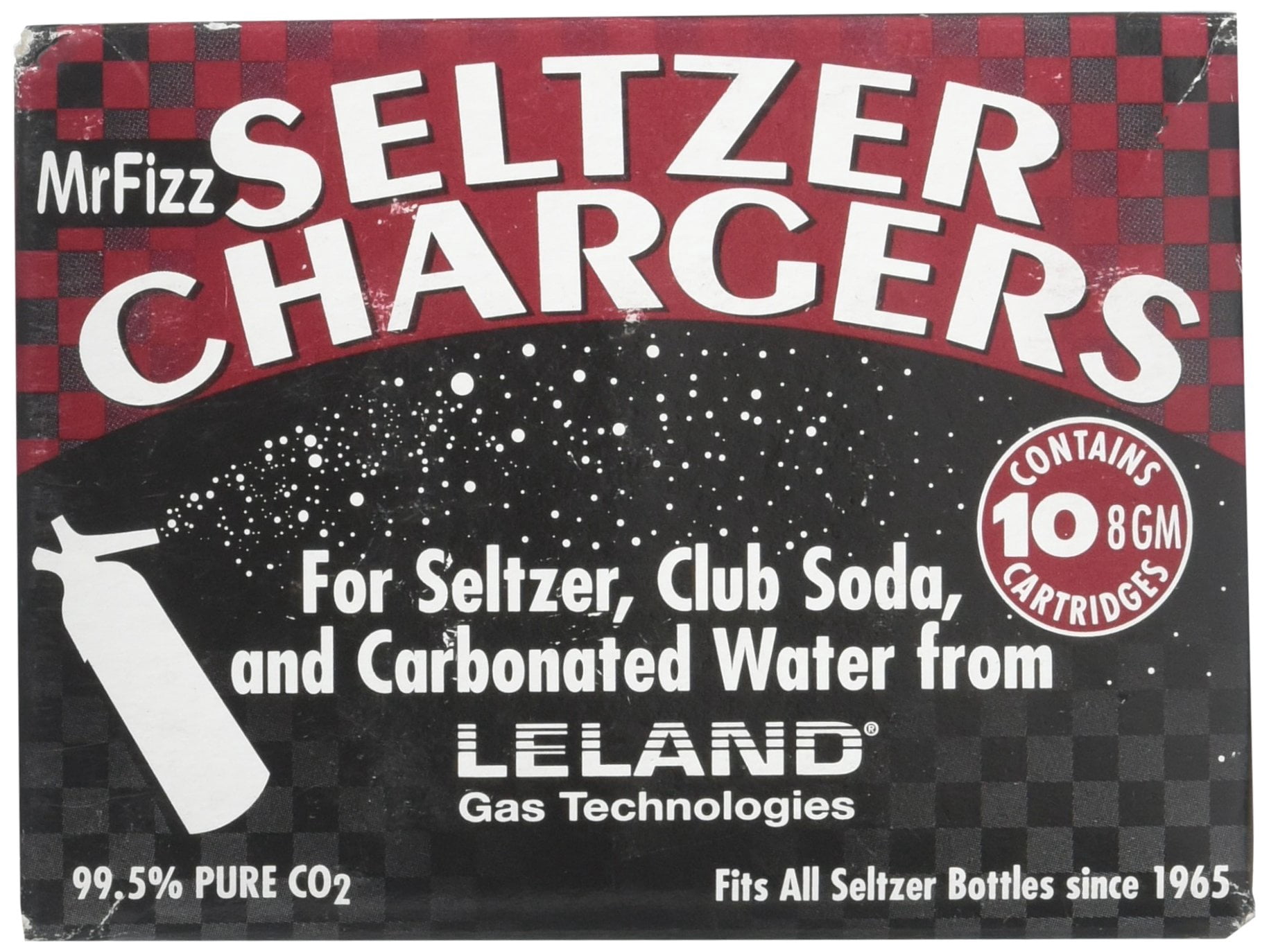 Leland Mr. Fizz CO2 Soda Siphon Chargers, 10 Count