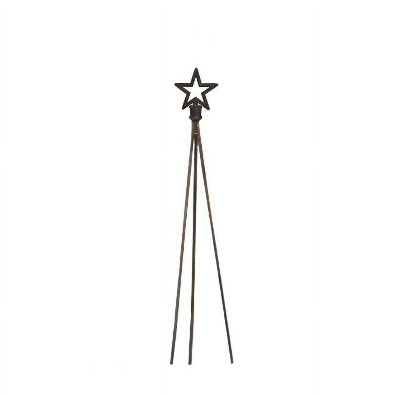 Village Wrought Iron NTR-50 Finial Étoile Trépied Naturel