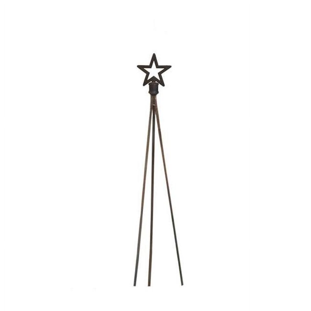 Village Wrought Iron NTR-50 Finial Étoile Trépied Naturel