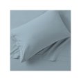 thumbnail image 3 of Refurbished Purity Home Organic Cotton 300 Thread Count Eco-Friendly Sheet Set & Pillowcases - Aqua, 3 of 4