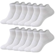 Besolor 6 Pairs No Show Socks Men Women, Cotton ​thin Low Cut Ankle Socks, Non Slip Invisible Athletic Sock