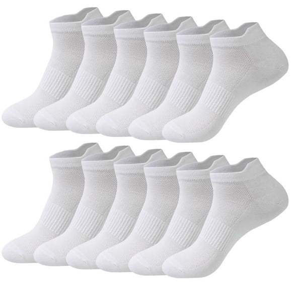Besolor 6 Pairs No Show Socks Men Women, Cotton thin Low Cut Ankle Socks, Non Slip Invisible Athletic Sock