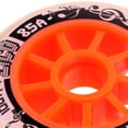thumbnail image 3 of jinwen Roues de Patins à Roues Alignées d'Extérieur en PU Remplacer Roues pour Course 90mm/100mm/110mm Orange, 3 of 7