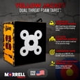 thumbnail image 2 of Morrell Veste Jaune Double Menace 380 FPS Mousse Tir à l'Arc Target Bloc pour Tous les Arcs, 2 of 10