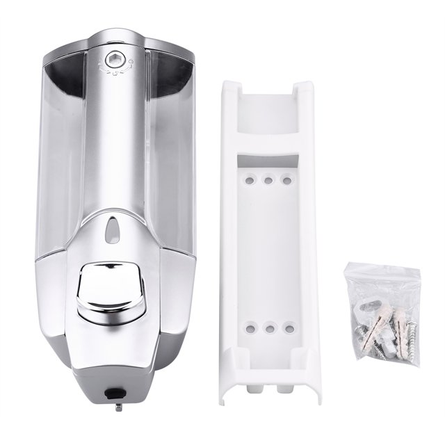 Shower Dispenser 350ml/2x350ml Bathroom Wall Mounted Shampoo Dispenser Lotion Liquid Pump