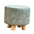 thumbnail image 2 of Lipstore Pouf Repose-Pieds Rond Petit Pouf Créatif pour Entrée Intérieure Chambre de Bébé Gris, 2 of 8