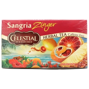 Celestial Seasonings Tea Sangria Zinger, Case of 6 X 20 Bags