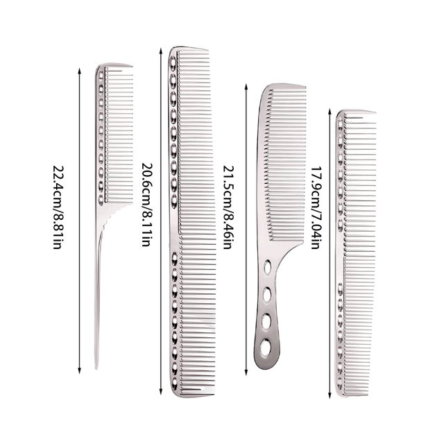 VONKY 4x Aluminum For Care - Lightweight And Durable For Unisex Perfect Daily Care Matte silver 5Set