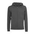 thumbnail image 1 of Build Your Brand Mens Plain Full Zip Hoodie, 1 of 2