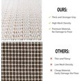 thumbnail image 2 of Coyacool Non Slip Rug Pads for Hardwood Floors, 3x5 Rug Pad Gripper for Area Rugs, Under Carpet Anti Skid Mat, Beige, Keep Your Rugs Safe and in Place, 2 of 7
