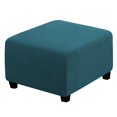 thumbnail image 1 of SUTENGDA Square Ottoman Cover Soft  Stretch Jacquard Ottoman Slipcovers Waterproof Non Slip Footstool Protect With Elastic Bottom Machine Washable-Primary color, 1 of 7