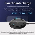 thumbnail image 3 of Wireless Charger for Multiple Devices Wireless Charger for Smartphones 10W Desktop Wireless Charger Compatible with Ios & Android Fast Charging Wireless Charger, 3 of 7