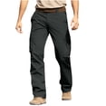 thumbnail image 1 of Men's Ripstop Tactical Cargo Pants, Water Resistant Lightweight Military Work Hiking Pants Big and Tall Work Pants, 1 of 9
