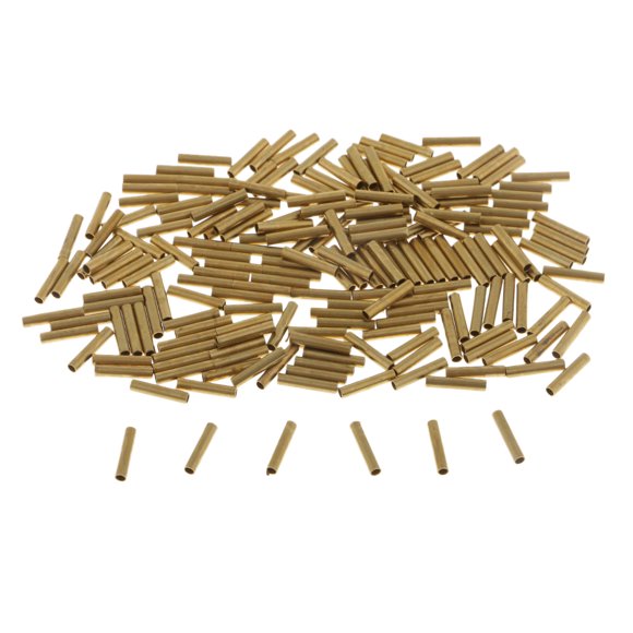 200pcs Single Barrel Crimping Sleeves Copper Pipe Inner Diameter 1.4mm Inside Diameter 1.4mm
