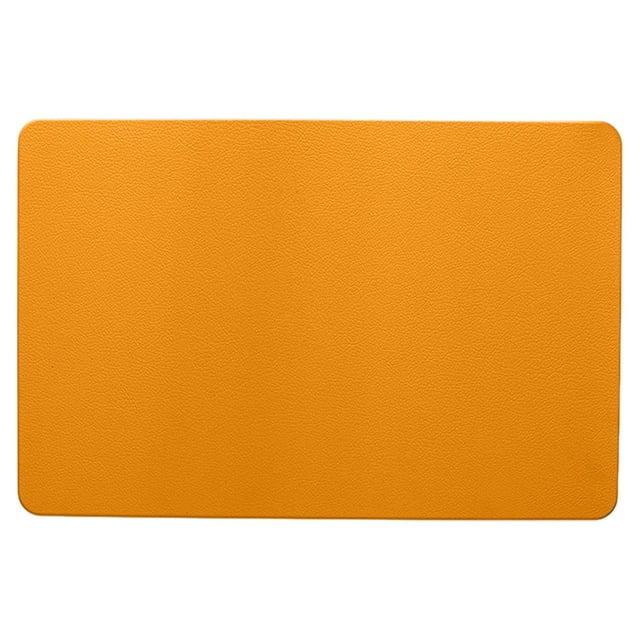 Rectangular Leather Placemat Solid Colour Faux Leather Placemats , Coffee Mats, Kitchen Table Mats, Easy To Clean Kitchen Table Mats