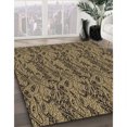 thumbnail image 3 of Ahgly Company Tapis Rectangulaire Lavable en Machine Intérieur Transitionnel Pérun Brun, 2 Pieds x 4 Pieds, 3 of 7