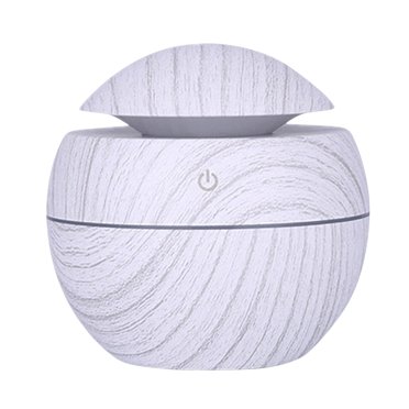 EGNMCR Wood Grain Humidifier Colorful Night Light Aromatherapy Machine USB Household Humidifier Water Replenisher Desktop Humidifier Essential Diffuser