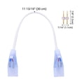 thumbnail image 4 of DELight 10 Pieces 2 Wire Splice Connector with Extension Cord for DELight Warm White LED Neon Rope Light DSL001, 4 of 5
