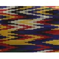 thumbnail image 4 of oneOone Georgette Viscose Rouge Bonbon Tissu Chevron Ikat Matière de Robe Tissu Imprimé Tissu au Yard 42 Pouces de Large, 4 of 4