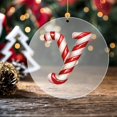 thumbnail image 3 of 26 Letter Ornament Cane Candy Letter Ornament, 3 of 5