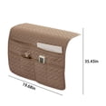thumbnail image 3 of SuoKom Innovation Storage Bag with Pockets Hanging Organizer Bedside Organizer Hanging Bag Bedside Sofa Storage Bag Portable Hanging Storage Pouch Sofa Storage, 3 of 6