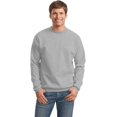 thumbnail image 4 of Hanes Ultimate Cotton Adult Crewneck Sweatshirt, L, Light Steel, 4 of 7