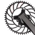 thumbnail image 4 of GLFILL Road Bike Single Chainwheel 110BCD 4 Bolts 48T-56T Narrow Wide Tooth Chainring, 4 of 6