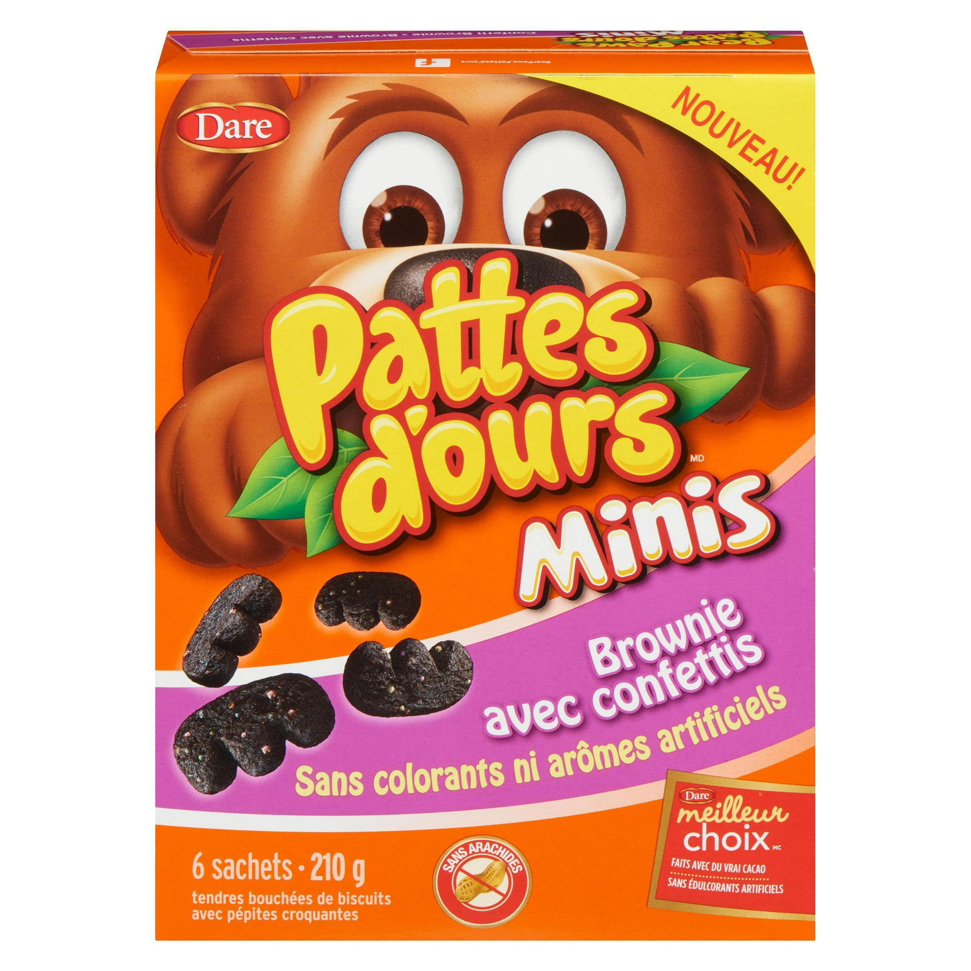 Dare Pattes Dours Confetti Brownie Biscuits