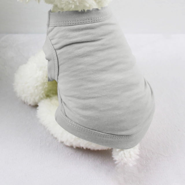 LSLJS Pet Dog Warm Pajamas Soft Color Puppy Clothes Vest Vest, Pet Costume