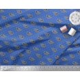 thumbnail image 3 of Soimoi Cotton Duck Fabric Fish Block Printed Fabric 1 Yard 56 Inch Wide, 3 of 3