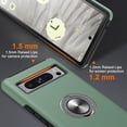 thumbnail image 2 of KOMI for Google Pixel 8 Pro Case, Slim Tough Rugged Shockproof Protective Pixel 8 Pro Phone Case with Metal Ring Kickstand for Google 8 Pro Case, Blue, 2 of 5