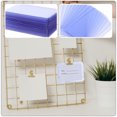 thumbnail image 4 of Raindrops 50 Pcs Housses de Cartes de Jeu Bleues en PVC, Pochettes Protectrices avec Design Transparent Double Face, 4 of 8