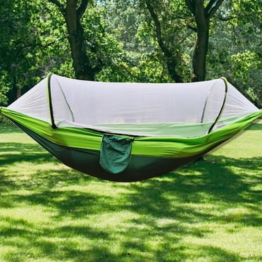 Xihbxyly Hamac Hamacs Robustes et Durables pour l'Extérieur Hamac de Camping Simple Ou Double Idéal pour le Camping, la Plage, l'Extérieur, le Patio, Léger et Facile à Installer