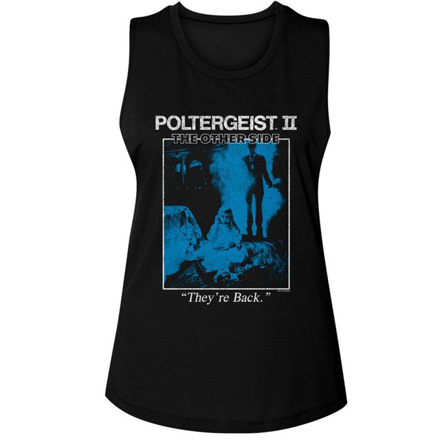 Poltergeist Theyre Back Affiche Noir T-Shirt Débardeur pour Femme TG