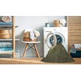 thumbnail image 2 of Ahgly Tapis Rectangulaire Lavable en Machine Intérieur Transitionnel Vert Armée, 7 Pieds x 10 Pieds, 2 of 7