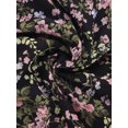 thumbnail image 5 of INSPIRE CHIC Junior's Floral a-Line Smocked Waist Ruffled Mini Dress, 5 of 5
