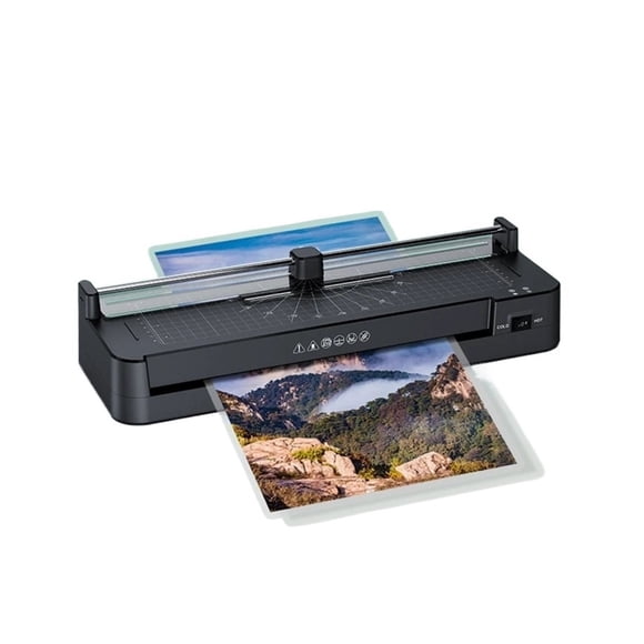 Laminator Machine For Laminating Photo Cards Portable Thermal Lamination Paper Cutter For Personal Office School