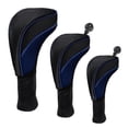 thumbnail image 3 of 3 Pcs Housse de Golf Durable Long Cou 400cc Couvre-Chef Garde Bleu, 3 of 8