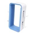 thumbnail image 1 of Game Storage Tower, Robust Stylish And Minimalistic Game Disks Holder Organizer Multifunctional 18 Slot Design  for Apartment White Blue, 1 of 7