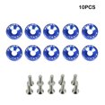 thumbnail image 3 of Youkk Ensemble de 10 Rondelles de Vis de Voiture, Boulons Décoratifs, Kit de Rondelles pour Pièces de Rechange Automobile, Bleu, 3 of 8