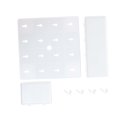 thumbnail image 4 of Wall Mounted Shelf Holder, Multiple Uses Durable Strong Bearing Capacity Functional Bedside Wall Shelf  for Bathroom for Kitchen White, 4 of 8