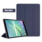 Case For Samsung Galaxy Tab S2 8.0 T710 T715 T713 T719 SM-T710 SM-T715 SM-T713 8" Tablet Protector Cover Smart Sleep Wake Case Navy Blue Tab S2 8.0 T710 T715