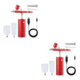 thumbnail image 3 of maskred Lightweight Airbrush Air Compressor Kit Set Precise Spray Painting Portable Red 1.49x5.1x5.7 Inch 2Set, 3 of 6