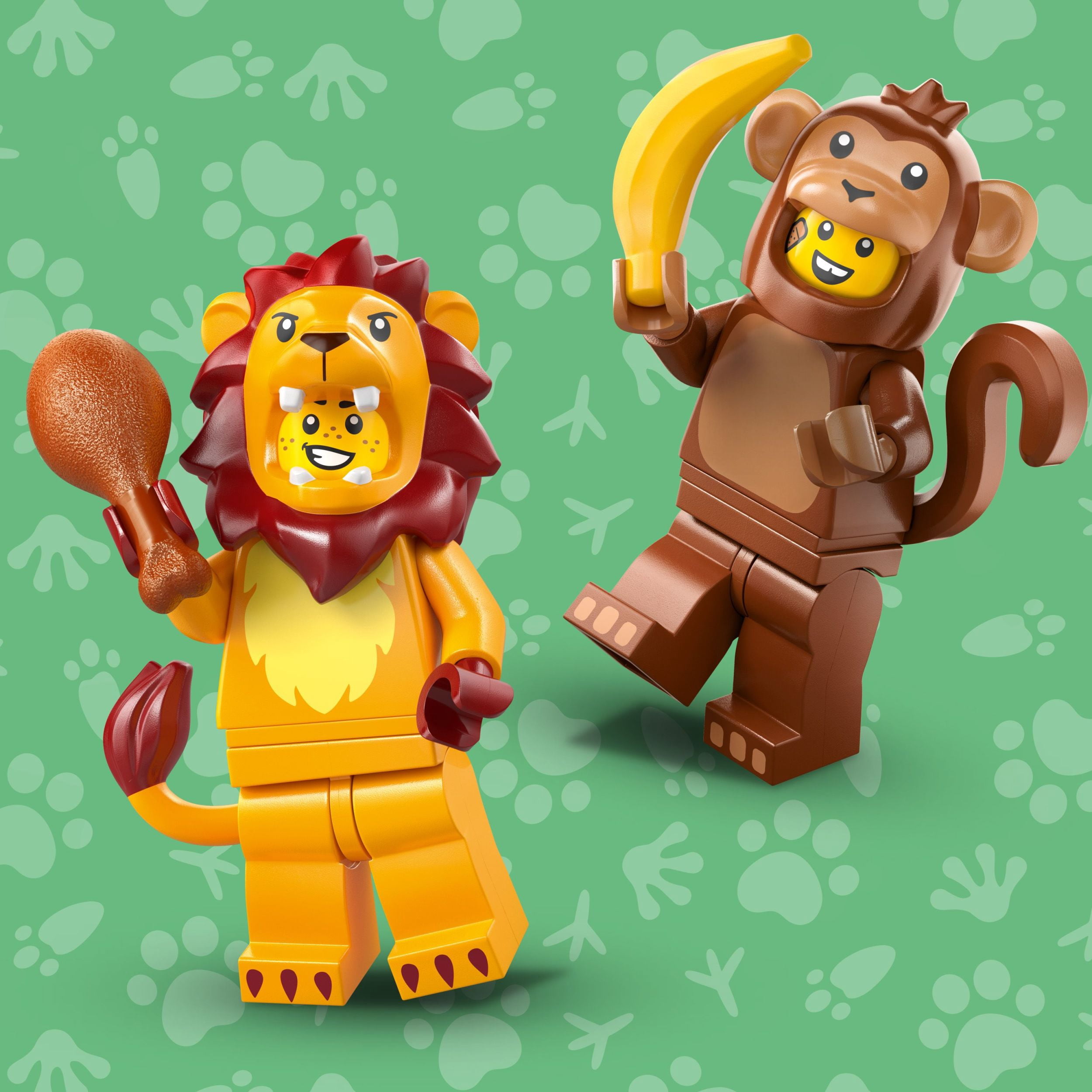 LEGO Minifigures Animal Series 28 6 Pack - Kids Toys in Sealed Mystery Boxes - Animal Themed Figures to Collect - Birthday Party Favors & Gift Idea for Boys & Girls, Ages 5+ - 66813