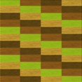 thumbnail image 1 of Ahgly Tapis d'Intérieur Lavable en Machine Carré Marron Selle, 4 Pieds Carré, 1 of 7