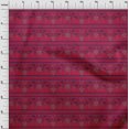 thumbnail image 3 of oneOone Cotton Poplin Fabric Swirl & Floral Block Print Sewing Fabric BTY 42 Inch Wide, 3 of 4