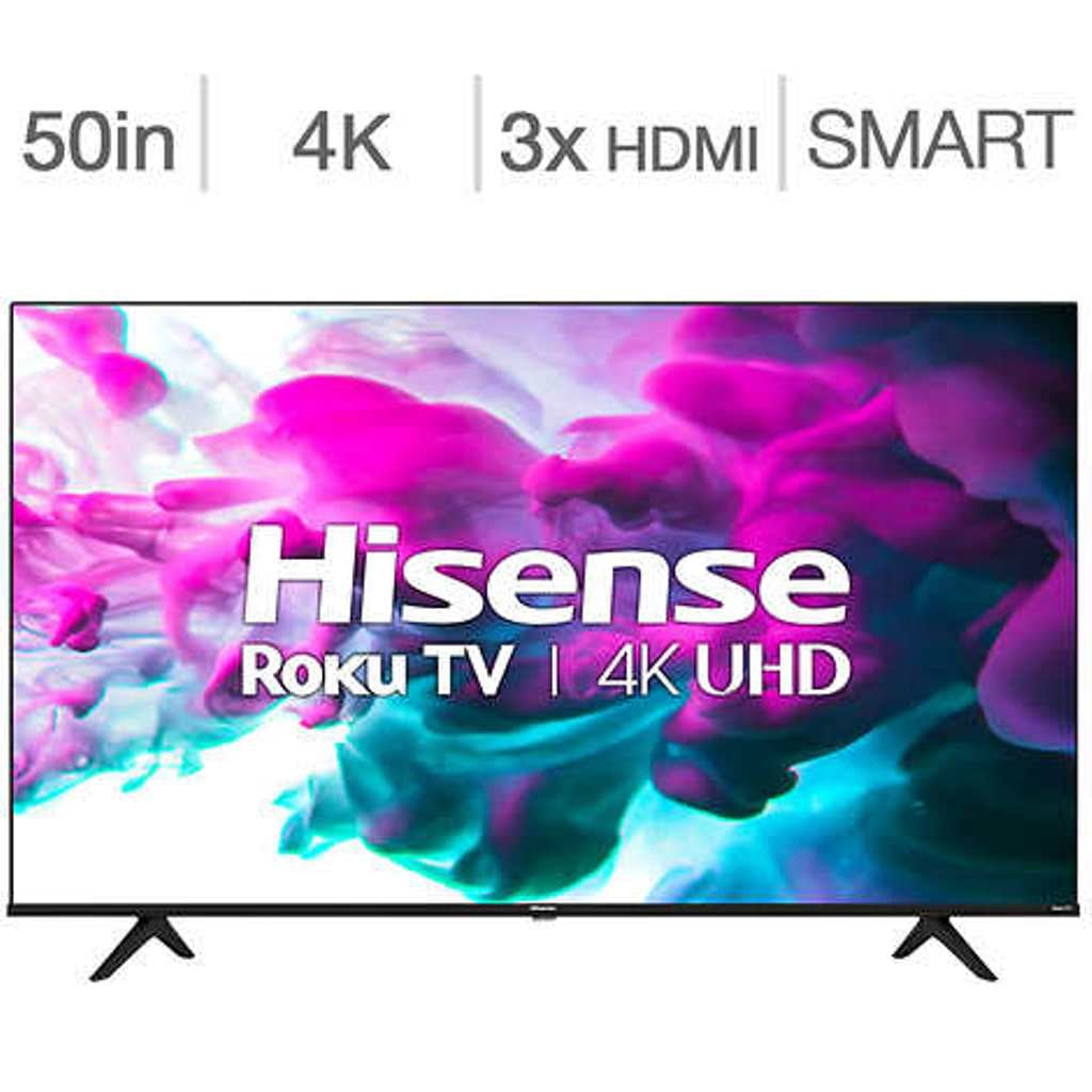 Refurbished Hisense 50" Class 4K (2160p) Smart LED TV (50R63G)
