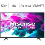 Rénovés Hisense 50" Classe 4K (2160p) Intelligent LED TV (50R63G)